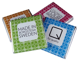 Kvadratsjokolade quatre