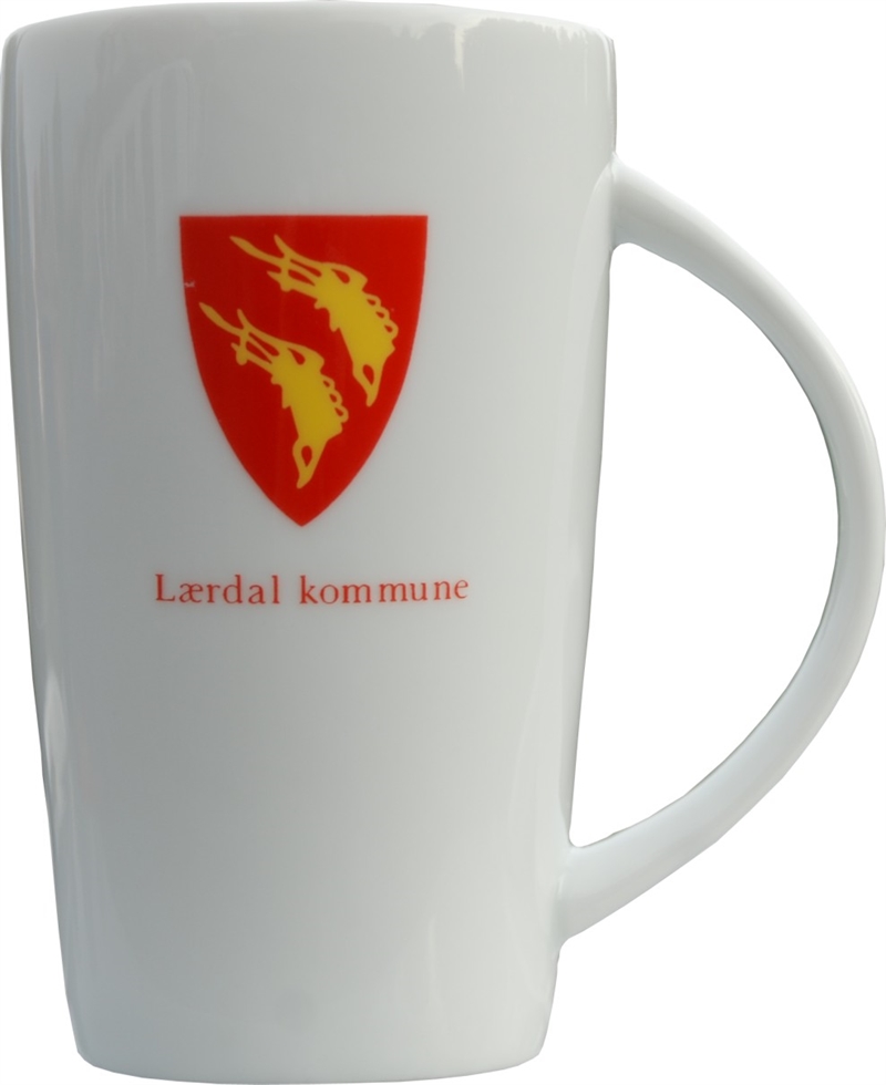 Porselenskrus Sigurd med logo