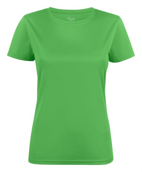 Run-Active-gronn-t-skjorte-for-damer-med-trykk-av-logo