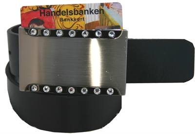 Damebelte med kortholder