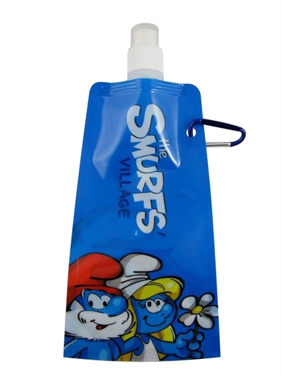 Drikkeflaske-med-trykk-smurf_3746
