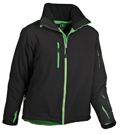 Softshelljakke MH548 sort lime
