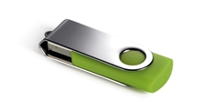 USB med logo limegreen