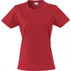 Basic-T t-kjorte for damer røde