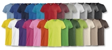 Basic t-skjorter for barn med trykk av logo lilla