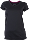FLOW NYXX Pro-Dry t-shirt med v-hals til damer sort