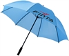 Golfparaply med trykk av logo lys blå