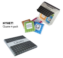 Kvadratsjokolade Quatre 4pack