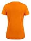 Run-Active-orange-t-skjorte-for-damer-med-trykk-av-logo-rygg