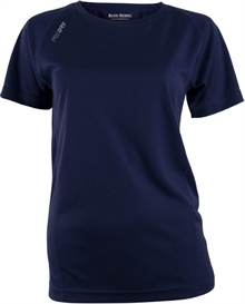 T-skjorte for løping damemodell Swan billig Marine