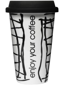 Takeaway porselenskrus coffee
