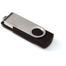 USB med logo sort