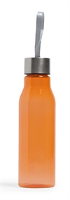 Vannflaske i hardplast Tritan logoflaske oransje