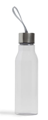 Vannflaske i hardplast Tritan logoflaske transparent