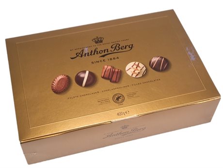 Anthon Berg konfekt gulleske 400 g