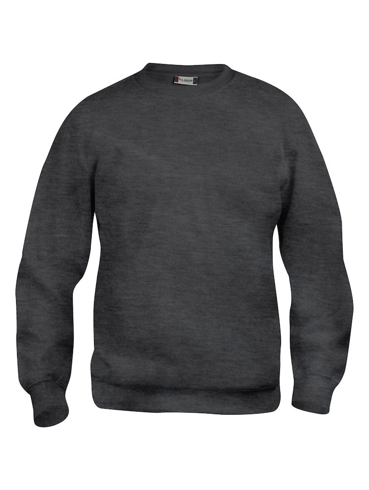 Basic genser grå billig sweatshirt med eller uten trykk av logo