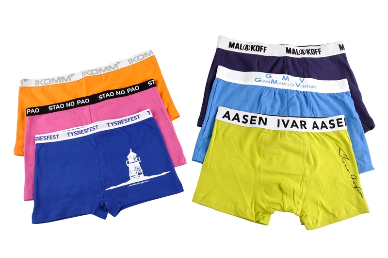 Boxsershorts med eget trykk boxer shorts med logo