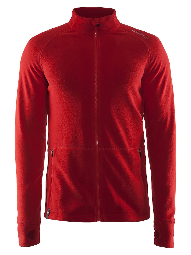 Craft full zip micro fleece jakke med brodert eller trykket logo Craft full zip micro fleece jakke med brodert eller trykket logo