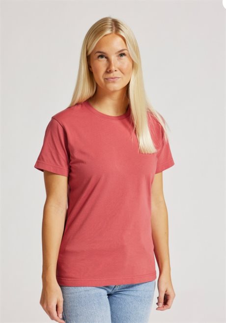 Cottover fairtrade t-skjorter for damer dusty red