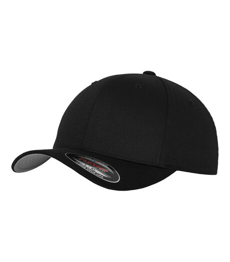 Den-originale-Flexfit-capen-sort-med-brodert-logo