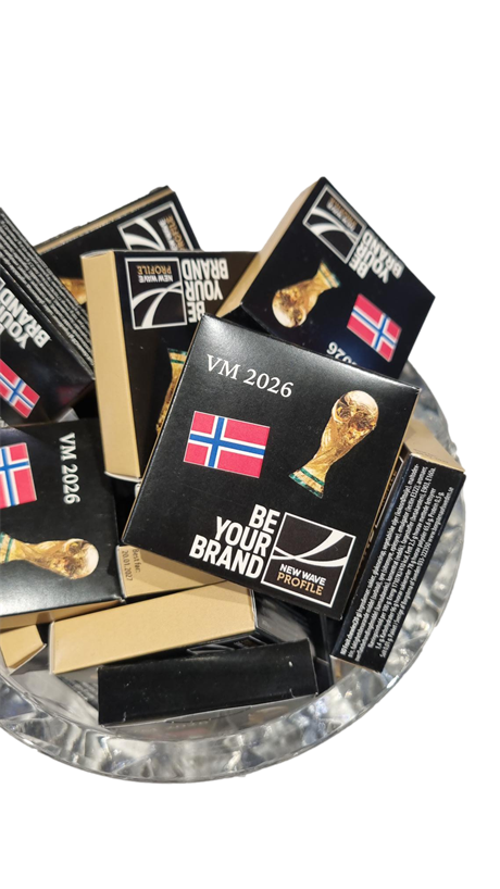 Dropsesker med trykk forball-vm 2026