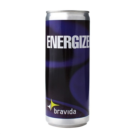 Energidrikker med trykk av logo