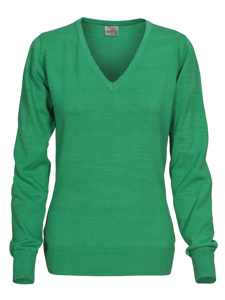 Forehand genser med v hals i bomull og polyester for damer Forehand genser med v hals i bomull og polyester for damer