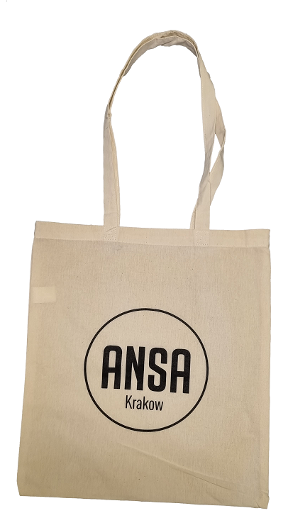 Handlenett i bomull med trykk for ANSA
