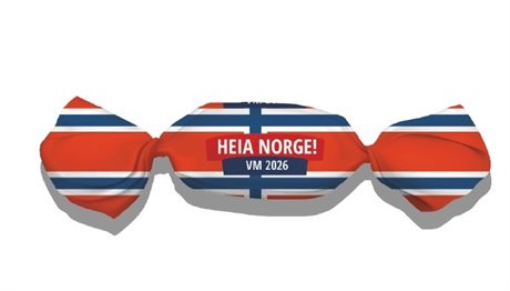 Drops ferdig trykket med Heia Norge 2026