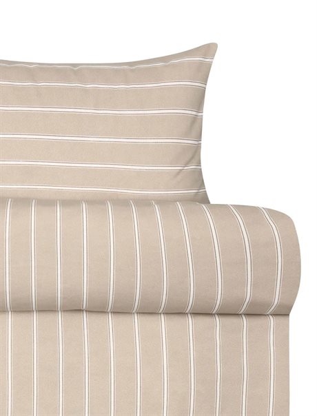 Henning-flanellsengesett-beige-fra-Hoie