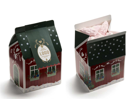 Julehuset-med-egen-julehilsen-og-fylt-med-sjokolade-eller-skumnisser