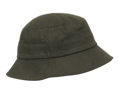 Klassisk-bottehatt-i-bommulstwill-med-trykket-eller-brodert-logo-gronn