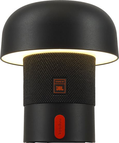 KOODUU OPPLADBAR LAMPE MED JBL-HØYTTALER MINI