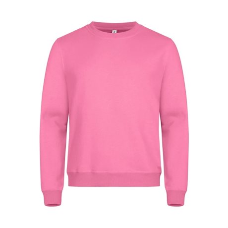 Miami-rosa-genser-med-rund-hals