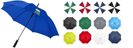 Paraply med trykk av logo billig