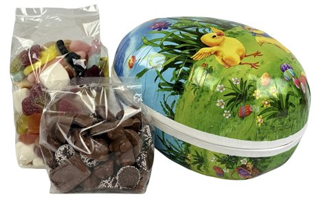 Paskeegg-23-cm-fylt-med-1-kg-smagodt-og-sjokolade-prisvinner