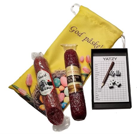 Påsken spekepakke med Yatzy
