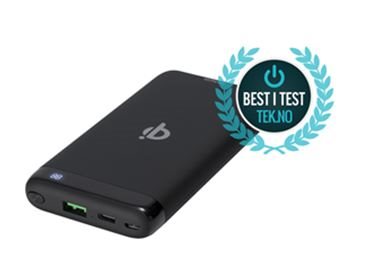 Deltaco trådløs powerbank 10 000 mAh 