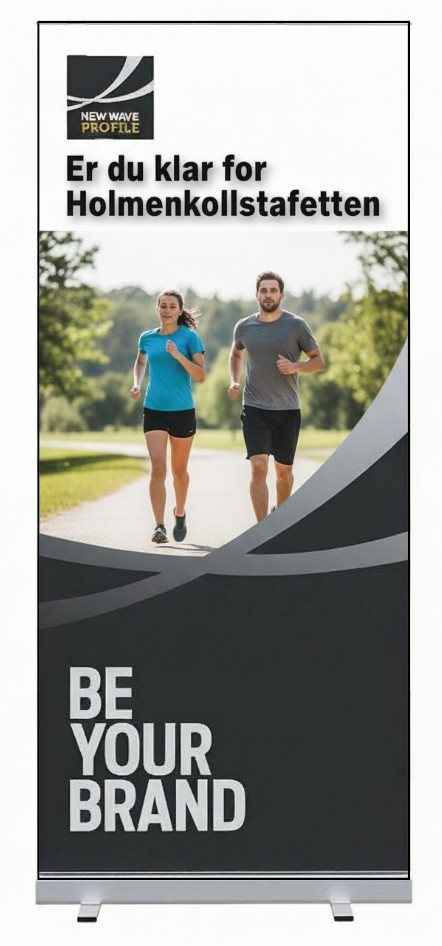 Rollup Basic klar for Holmenkollstafetten