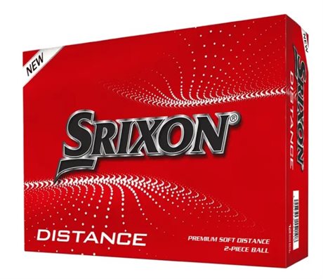 Golfballer Srixon Distance 10 med trykk av logo