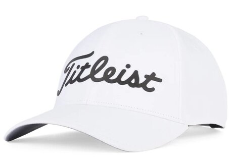 TITLEIST-PLAYERS-PERFORMANCE-BALL-MARKER-GOLF-CAP-hvit-med-sort-logo