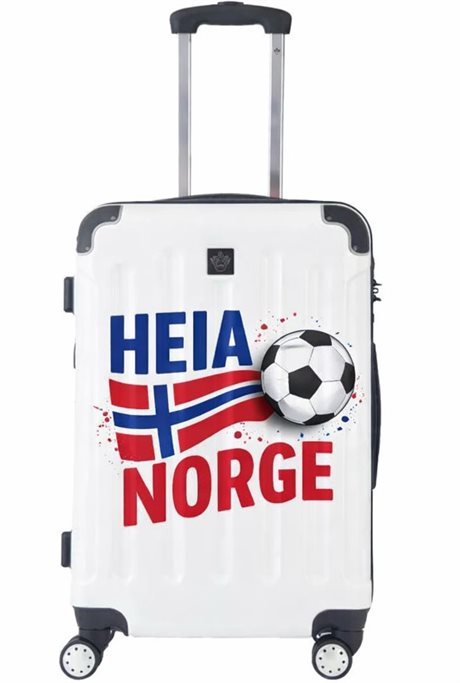 Trillekoffert med trykk HEIA NORGE  fotball-VM 2026