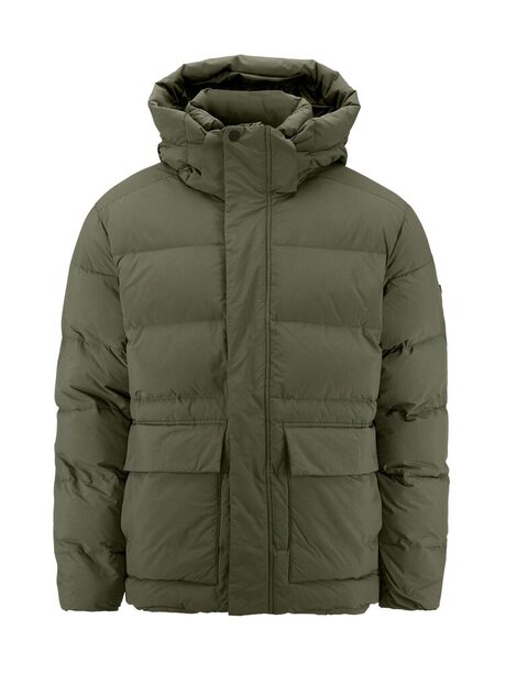 Urban-Down-Puffer-dunjakke-fra-Craft-med-brodert-logo-gronn-herre