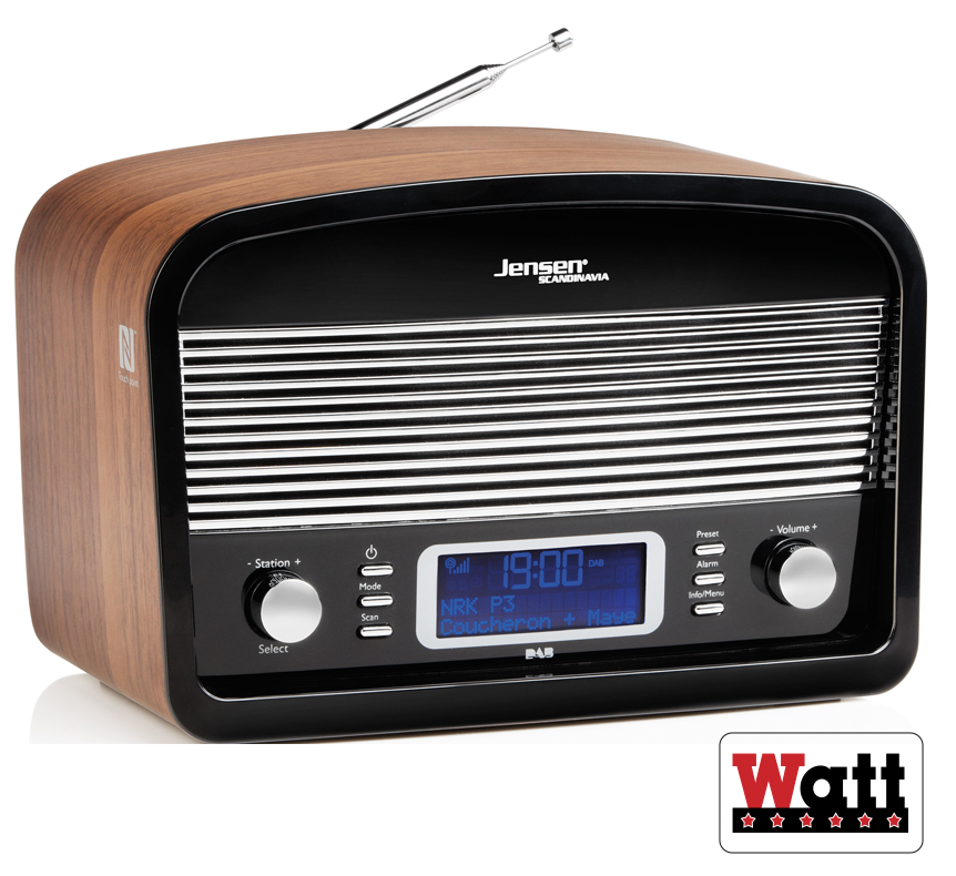 DL500 DAB+ / DAB / FM radio fra Jensen Scandinavia