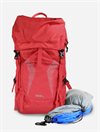 Rød Hiking Ryggsekk-med-hengekoye-pa-kjopet