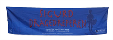 Banner med fullfargetrykk Sigurd Dragedreperen teater 2016