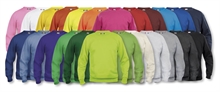 Basic genser sweatshirt med trykk eller brodert logo billig 021030