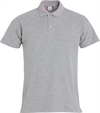 Basic polo tennisskjorte gråmelert