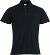 Basic polo tennisskjorte sort