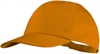 Billig cap med trykk av logo orange